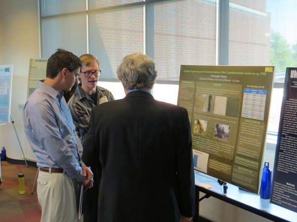 students at symposium